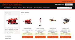 Desktop Screenshot of naradi-blackanddecker.cz