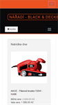 Mobile Screenshot of naradi-blackanddecker.cz